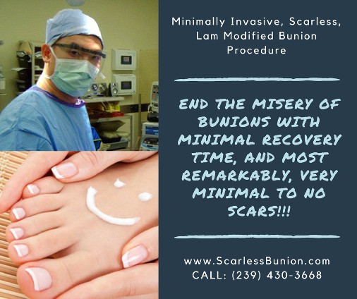 scarless bunion surgery